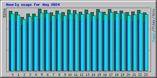 Hourly usage for May 2024