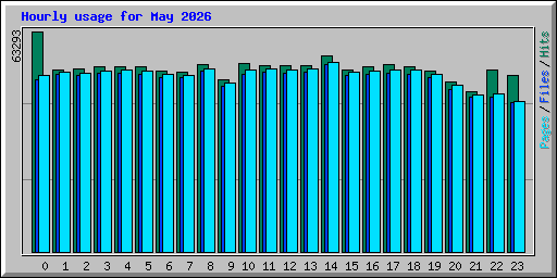Hourly usage for May 2026